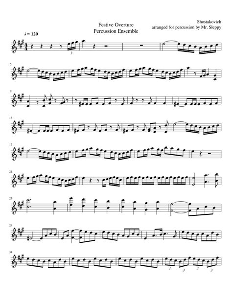 marching band sheet music